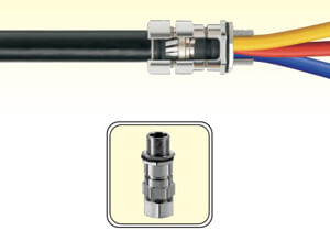 Comet Flameproof Type Double Compression Cable Gland Suitable for Armoured Cables for Gas Group IIC - Comet Cable Glands