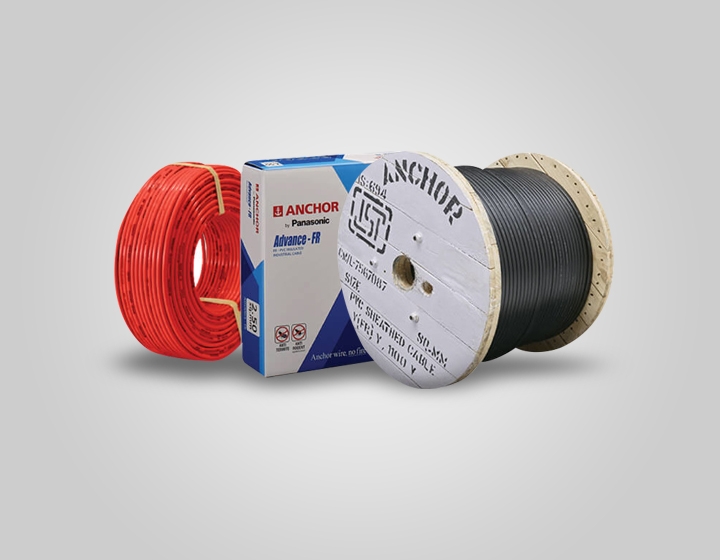Wires, Cables & Insulation Tapes - Anchor Panasonic